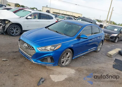 2018 Hyundai Sonata Sport из США, поврежденный, VIN 5NPE34AF9JH655821